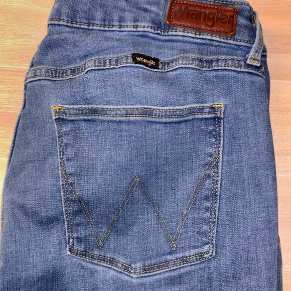 Wrangler high rise true straight denim jeans 14x34 - Picture 2 of 8
